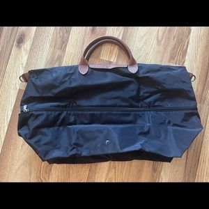 Longchamp expandable travel tote